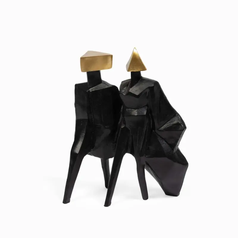 Статуэтка Golden Block Figure Double