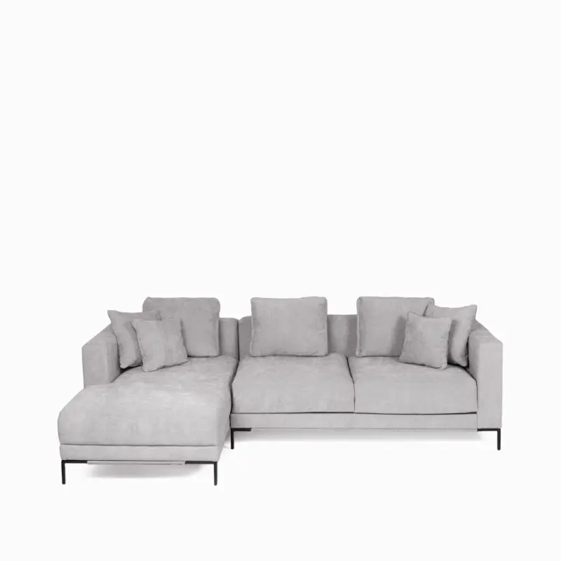 Диван Newton левосторонний серый