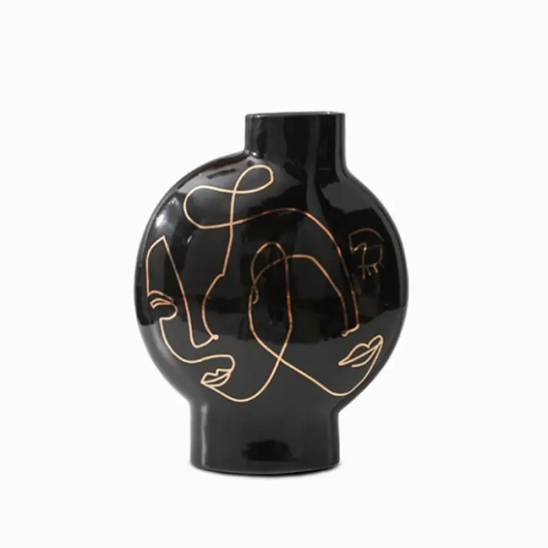 Ваза Faces Print высота 32