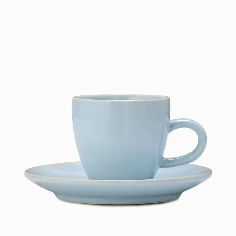 Чашка с блюдцем Bloomingville голубая